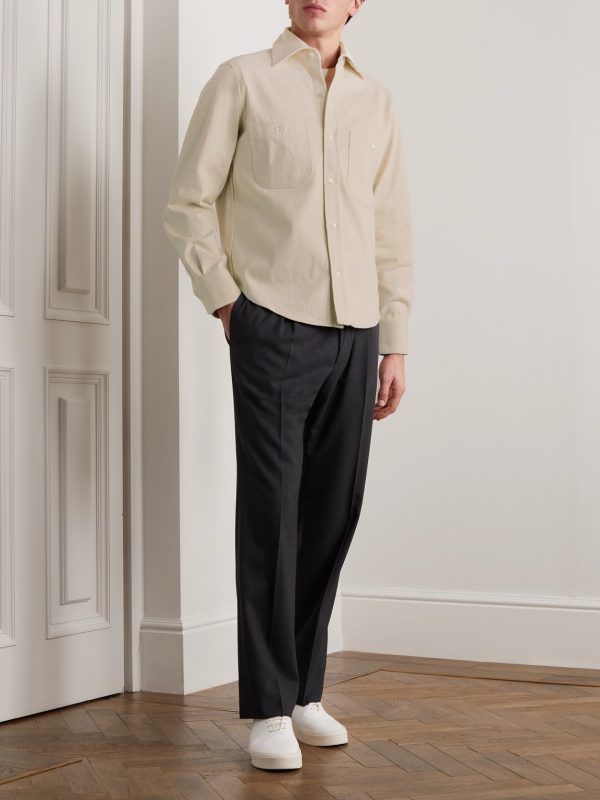 Cotton-Twill Overshirt - OU Cotton-Twill Overshirt - OU