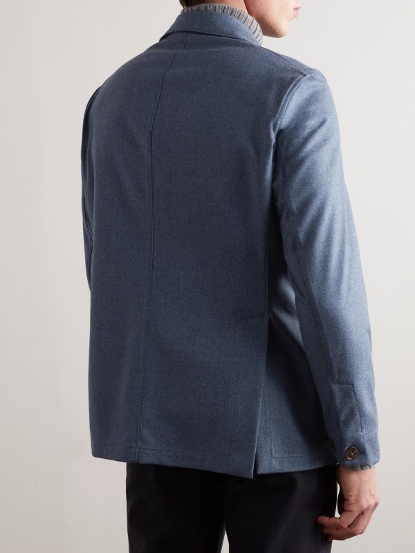 Wool-Flannel Blazer - BK