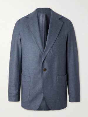 Wool-Flannel Blazer