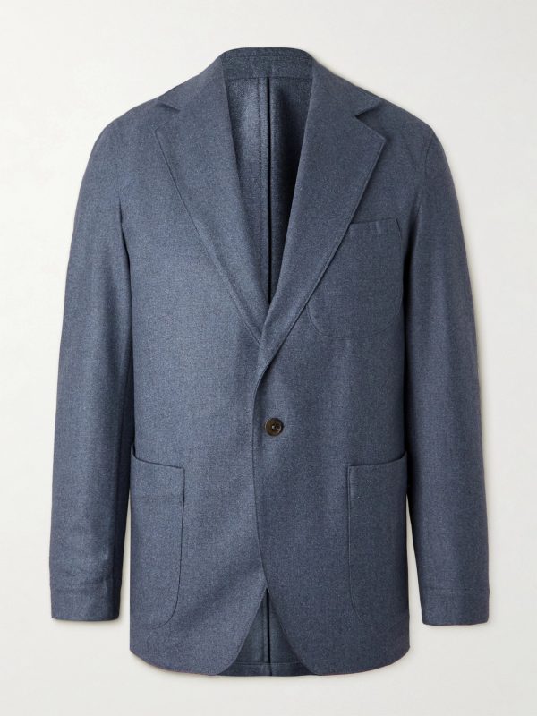 Wool-Flannel Blazer