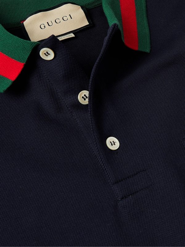 Logo-Embroidered Stretch-Cotton Piqué Polo Shirt - CU