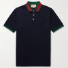 Logo-Embroidered Stretch-Cotton Piqué Polo Shirt