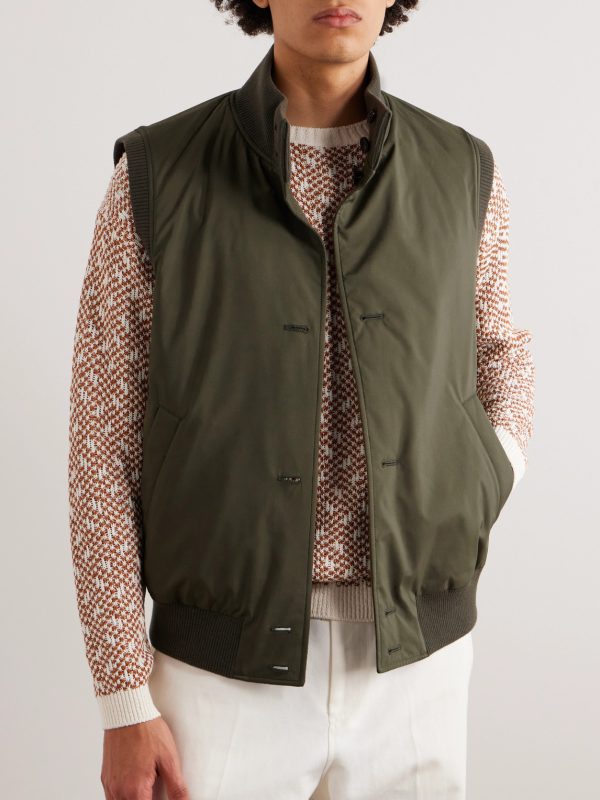 Carry Reversible Quilted Cashmere and Storm System® Shell Gilet - FR Carry Reversible Quilted Cashmere and Storm System® Shell Gilet - FR