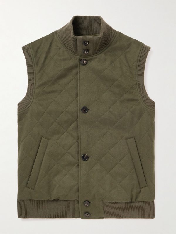 Carry Reversible Quilted Cashmere and Storm System® Shell Gilet Carry Reversible Quilted Cashmere and Storm System® Shell Gilet