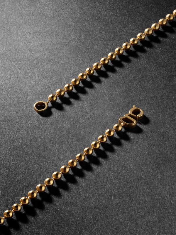 Umlaut 14-Karat Gold Diamond Necklace - BK