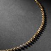 Umlaut 14-Karat Gold Diamond Necklace