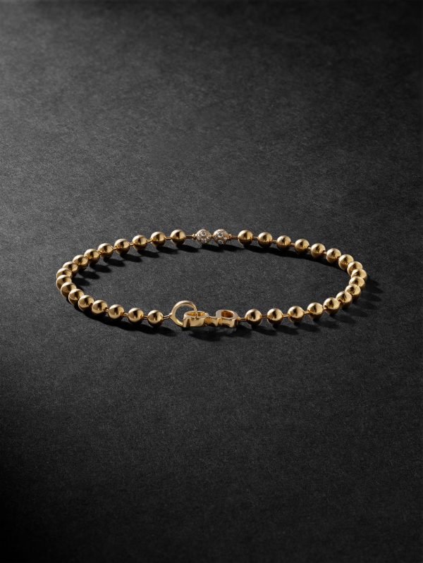 Umlaut 14-Karat Gold Diamond Bracelet - BK Umlaut 14-Karat Gold Diamond Bracelet - BK