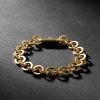 Oden Link 14-Karat Gold Chain Bracelet