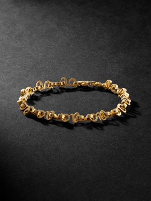 G Link 14-Karat Gold Diamond Bracelet