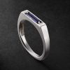 18-Karat White Gold, Lapis Lazuli and Diamond Ring