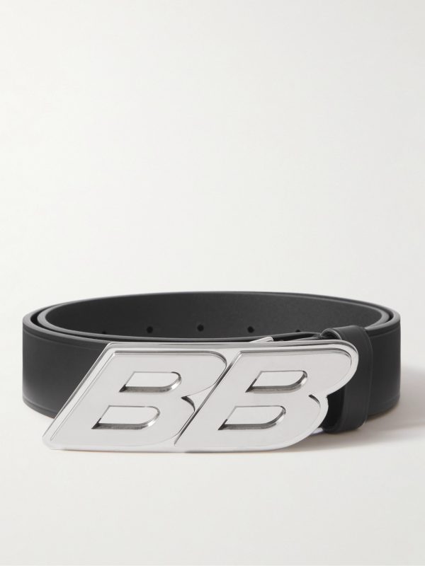 3.5cm Logo-Embellished Leather Belt 3.5cm Logo-Embellished Leather Belt