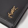 Logo-Appliquéd Leather Cardholder - CU Logo-Appliquéd Leather Cardholder - CU