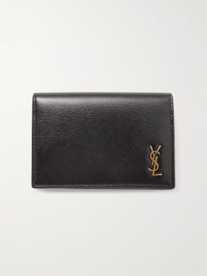Logo-Appliquéd Leather Cardholder