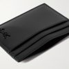 Cassandre Logo-Appliquéd Leather Cardholder - E1 Cassandre Logo-Appliquéd Leather Cardholder - E1