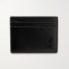 Cassandre Logo-Appliquéd Leather Cardholder Cassandre Logo-Appliquéd Leather Cardholder