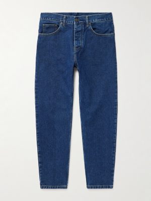 Newel Tapered Logo-Appliquéd Jeans Newel Tapered Logo-Appliquéd Jeans