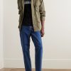 Newel Tapered Logo-Appliquéd Jeans - OU Newel Tapered Logo-Appliquéd Jeans - OU