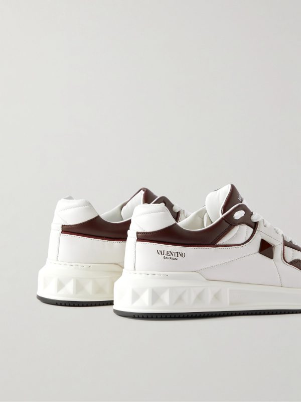 Valentino Garavani One Stud XL Leather Sneakers - BK Valentino Garavani One Stud XL Leather Sneakers - BK