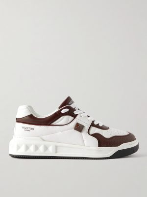Valentino Garavani One Stud XL Leather Sneakers Valentino Garavani One Stud XL Leather Sneakers