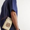 + Paula's Ibiza Leather-Trimmed Raffia Bucket Bag - FR + Paula's Ibiza Leather-Trimmed Raffia Bucket Bag - FR