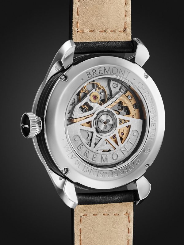 Fury Automatic 40mm Stainless Steel and Leather Watch, Ref. No. FURY-BK-SS-R-S - BK Fury Automatic 40mm Stainless Steel and Leather Watch, Ref. No. FURY-BK-SS-R-S - BK