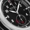 Fury Automatic 40mm Stainless Steel and Leather Watch, Ref. No. FURY-BK-SS-R-S - CU Fury Automatic 40mm Stainless Steel and Leather Watch, Ref. No. FURY-BK-SS-R-S - CU