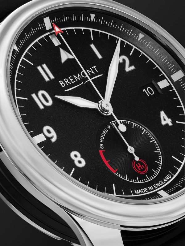 Fury Automatic 40mm Stainless Steel and Leather Watch, Ref. No. FURY-BK-SS-R-S - CU Fury Automatic 40mm Stainless Steel and Leather Watch, Ref. No. FURY-BK-SS-R-S - CU