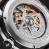 Fury Automatic 40mm Stainless Steel and Leather Watch, Ref. No. FURY-BK-SS-R-S - E1 Fury Automatic 40mm Stainless Steel and Leather Watch, Ref. No. FURY-BK-SS-R-S - E1