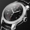 Fury Automatic 40mm Stainless Steel and Leather Watch, Ref. No. FURY-BK-SS-R-S - FR Fury Automatic 40mm Stainless Steel and Leather Watch, Ref. No. FURY-BK-SS-R-S - FR