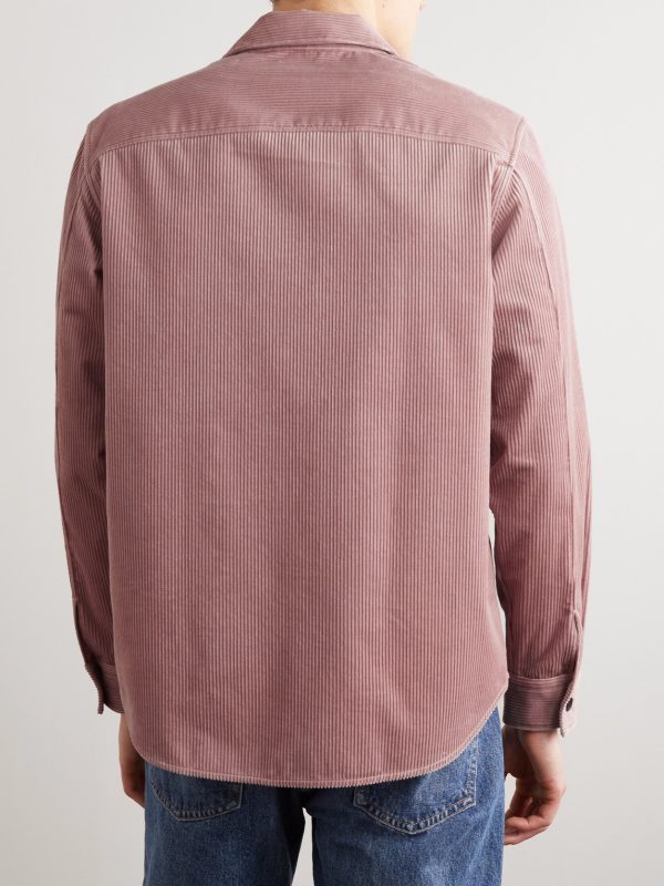 Cotton and Cashmere-Blend Corduroy Overshirt - BK