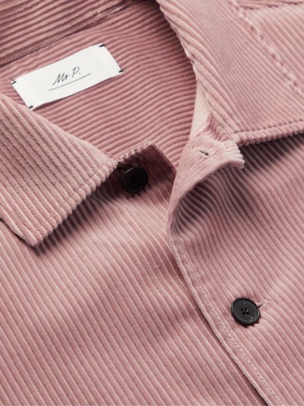 Cotton and Cashmere-Blend Corduroy Overshirt - CU
