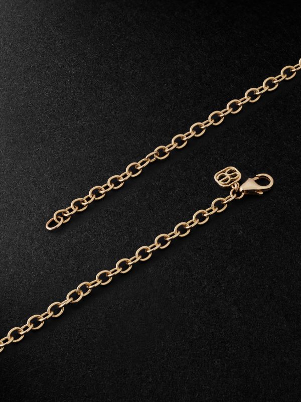 Mushroom Large Gold Pendant Necklace - BK Mushroom Large Gold Pendant Necklace - BK