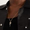 Elephant Small Gold, Silver and Diamond Necklace - FR