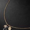Elephant Small Gold, Silver and Diamond Necklace