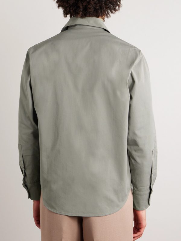 Cotton-Canvas Shirt - BK