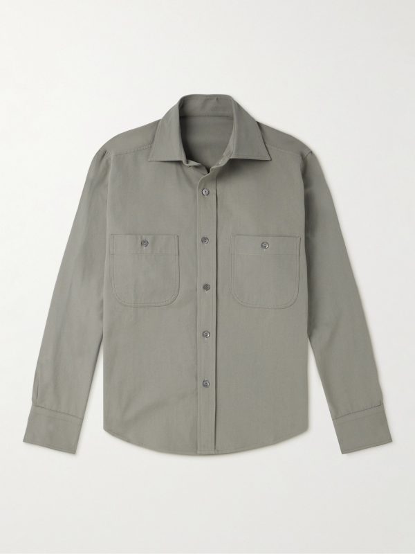 Cotton-Canvas Shirt