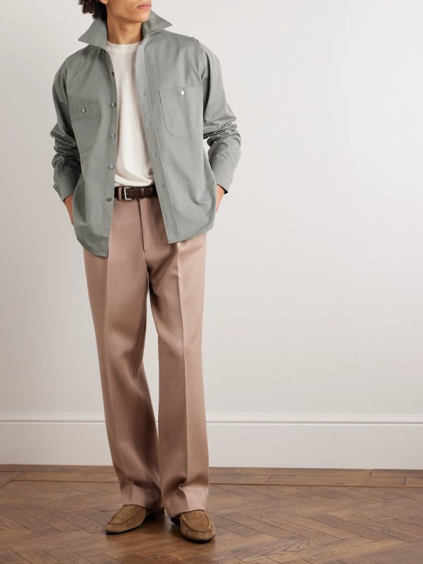 Cotton-Canvas Shirt - OU
