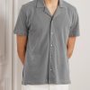 Camp-Collar Cotton-Piqué Shirt - FR Camp-Collar Cotton-Piqué Shirt - FR
