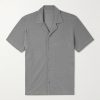 Camp-Collar Cotton-Piqué Shirt Camp-Collar Cotton-Piqué Shirt