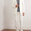 Camp-Collar Cotton-Piqué Shirt - OU Camp-Collar Cotton-Piqué Shirt - OU