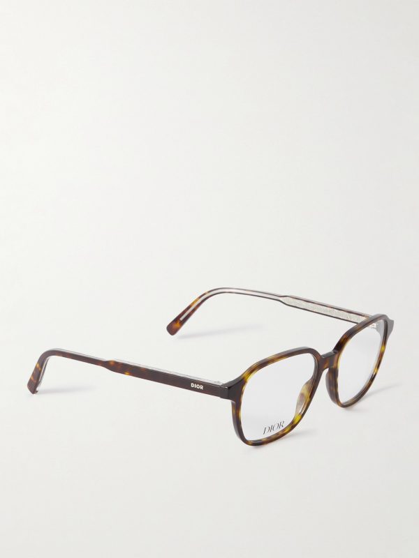 InDiorO S3I Square-Frame Tortoiseshell Acetate Optical Glasses - FR