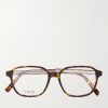 InDiorO S3I Square-Frame Tortoiseshell Acetate Optical Glasses