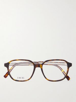 InDiorO S3I Square-Frame Tortoiseshell Acetate Optical Glasses InDiorO S3I Square-Frame Tortoiseshell Acetate Optical Glasses