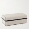Eaton Full-Grain Leather Three-Piece Travel Watch Case Eaton Full-Grain Leather Three-Piece Travel Watch Case