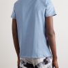 Logo-Flocked Cotton-Jersey T-Shirt - BK