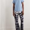 Logo-Flocked Cotton-Jersey T-Shirt - OU