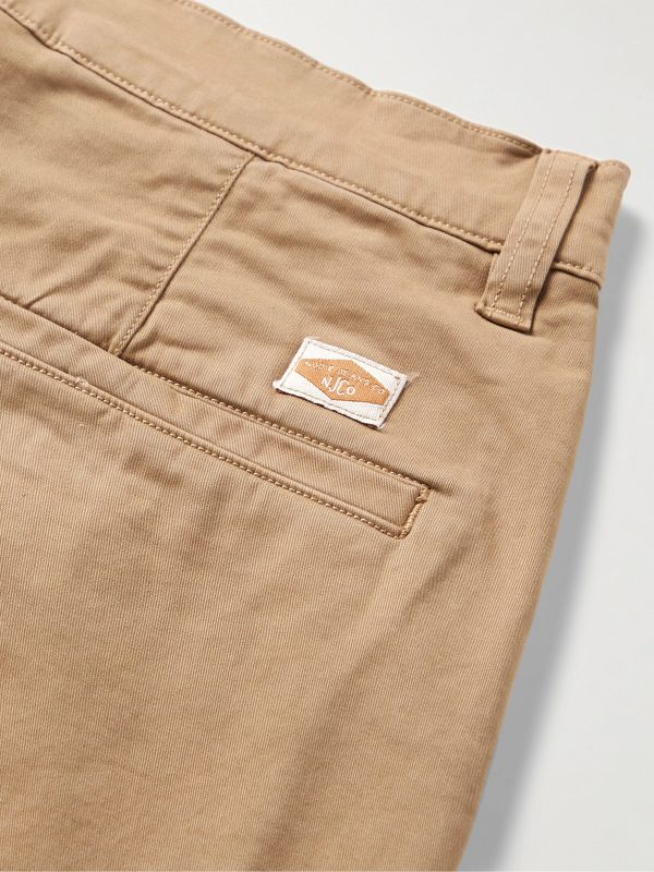 Easy Alvin Slim-Fit Cotton-Blend Chinos - CU Easy Alvin Slim-Fit Cotton-Blend Chinos - CU