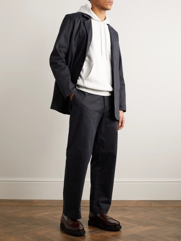 Straight-Leg Cotton Chinos - OU Straight-Leg Cotton Chinos - OU