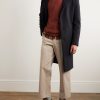 Straight-Leg Cotton Chinos - OU Straight-Leg Cotton Chinos - OU