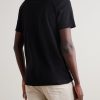 Riviera Slim-Fit Cotton-Mesh Polo Shirt - BK Riviera Slim-Fit Cotton-Mesh Polo Shirt - BK